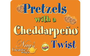 NEW!!! Pretzels with a Cheddarpeño Twist - 6 Ounce