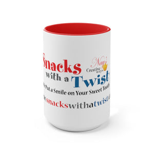 Snacks with a Twist Mug