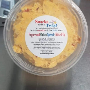 Pepper and Onion Spread - KICKED UP 8 ounce