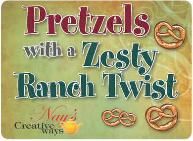 Pretzels with a Zesty Ranch Twist - 6 Ounce